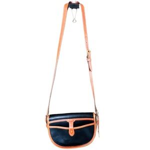Dooney & Bourke Black and Tan Crossbody Bag